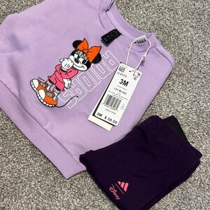 NWT Adidas x Disney 3m Minnie Outfit